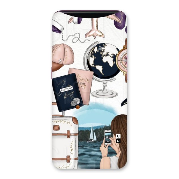 Travel Diaries Back Case for Oppo Find X