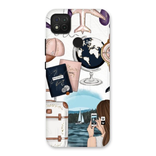 Travel Diaries Back Case for Redmi 9