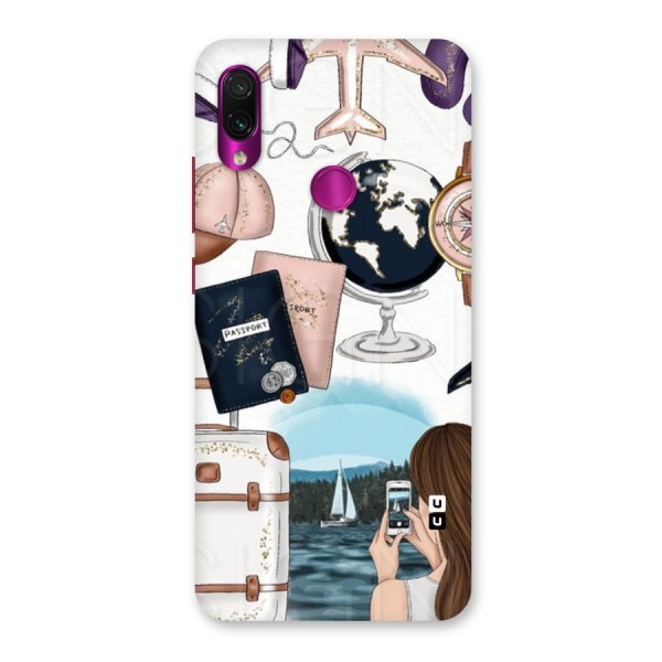 Travel Diaries Back Case for Redmi Note 7 Pro