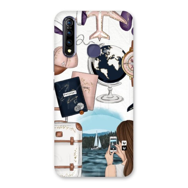 Travel Diaries Back Case for Vivo Z1 Pro