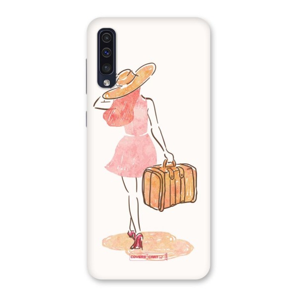 Travel Girl Back Case for Galaxy A50