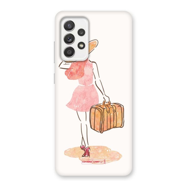 Travel Girl Back Case for Galaxy A52