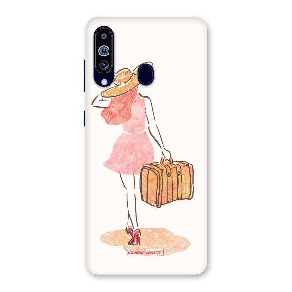 Travel Girl Back Case for Galaxy A60