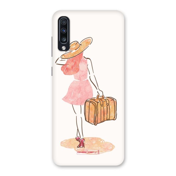 Travel Girl Back Case for Galaxy A70