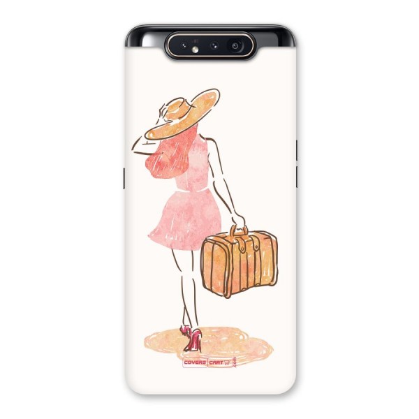 Travel Girl Back Case for Galaxy A80