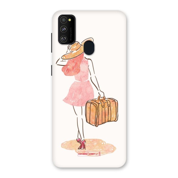 Travel Girl Back Case for Galaxy M21