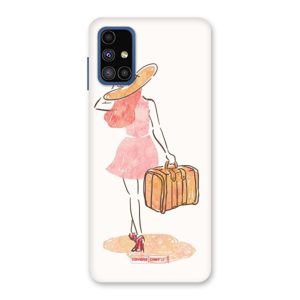 Travel Girl Back Case for Galaxy M51