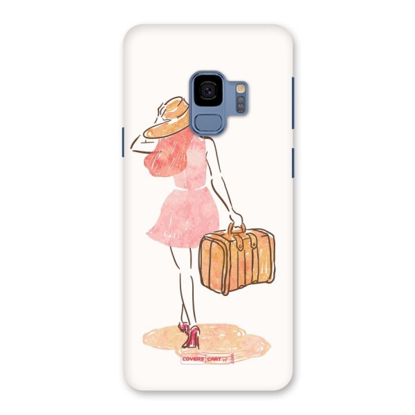 Travel Girl Back Case for Galaxy S9