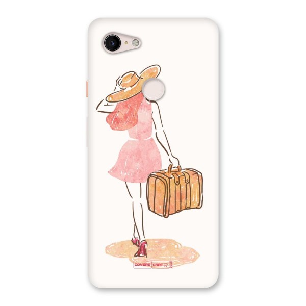 Travel Girl Back Case for Google Pixel 3 XL