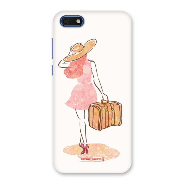 Travel Girl Back Case for Honor 7s