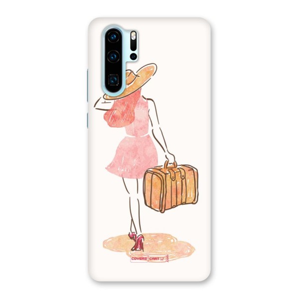 Travel Girl Back Case for Huawei P30 Pro