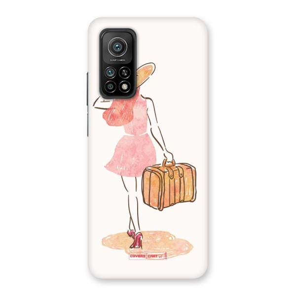 Travel Girl Back Case for Mi 10T Pro 5G