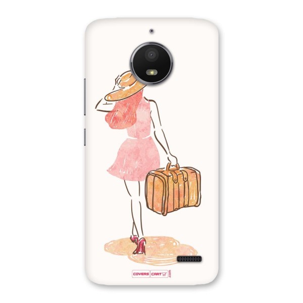 Travel Girl Back Case for Moto E4