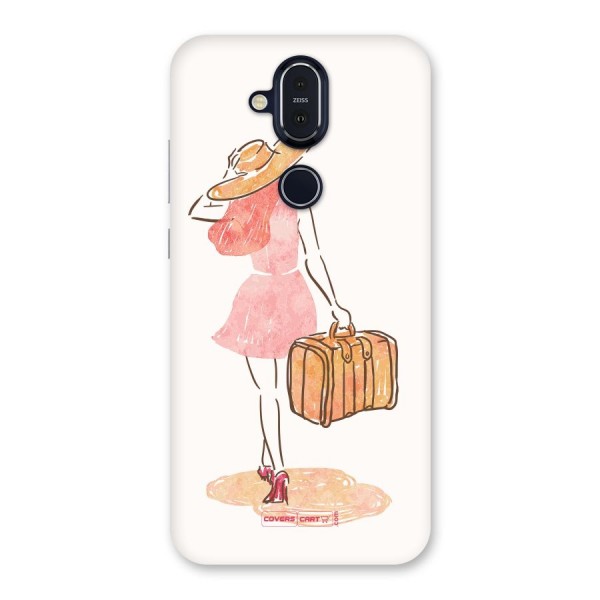 Travel Girl Back Case for Nokia 8.1