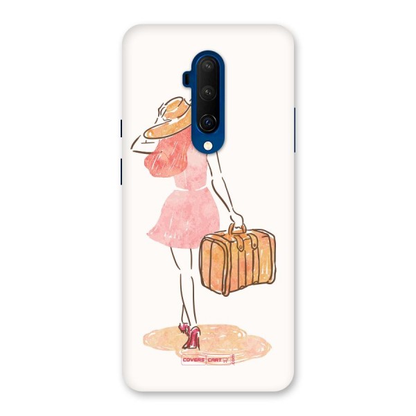 Travel Girl Back Case for OnePlus 7T Pro