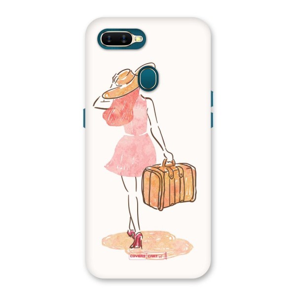 Travel Girl Back Case for Oppo A12