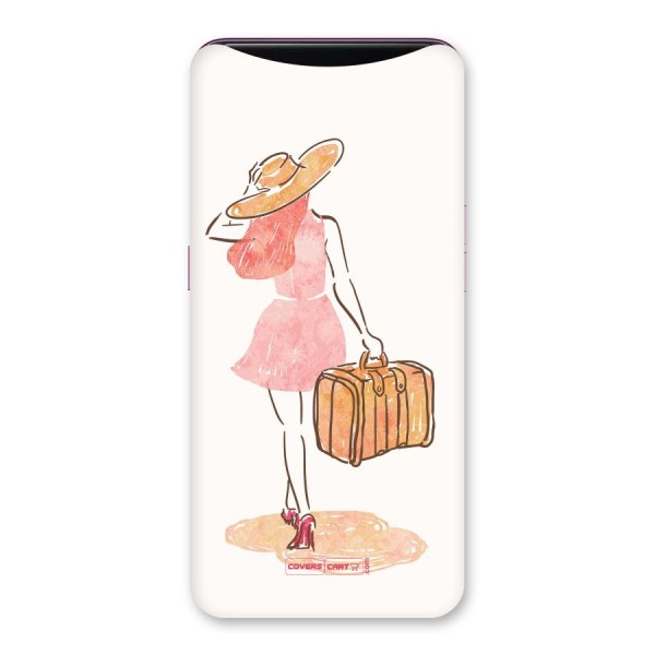 Travel Girl Back Case for Oppo Find X