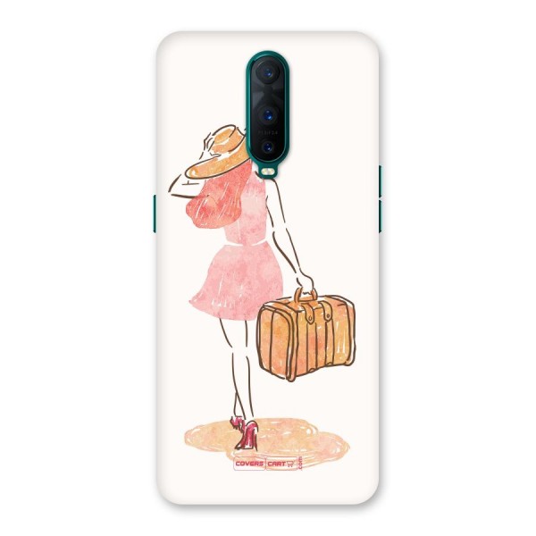 Travel Girl Back Case for Oppo R17 Pro