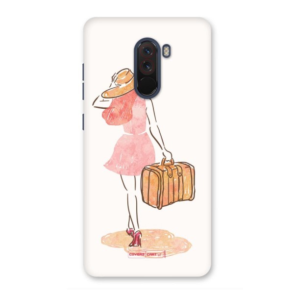 Travel Girl Back Case for Poco F1