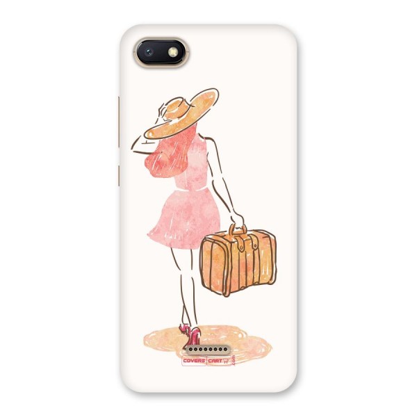 Travel Girl Back Case for Redmi 6A