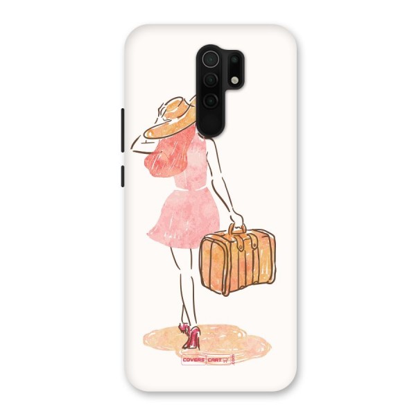 Travel Girl Back Case for Redmi 9 Prime