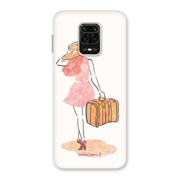 Travel Girl Back Case for Redmi Note 9 Pro