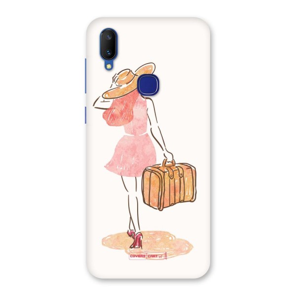 Travel Girl Back Case for Vivo V11