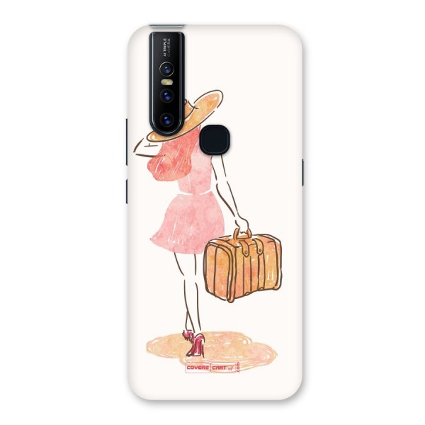 Travel Girl Back Case for Vivo V15