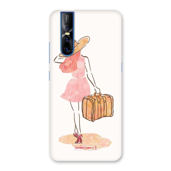 Travel Girl Back Case for Vivo V15 Pro