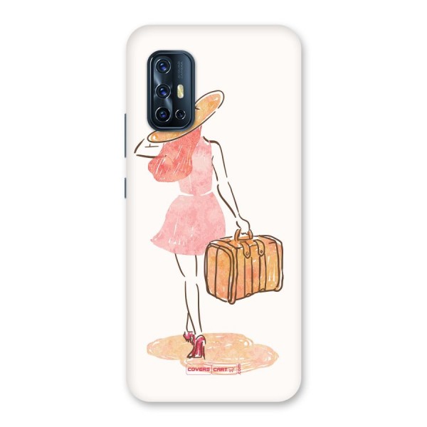 Travel Girl Back Case for Vivo V17