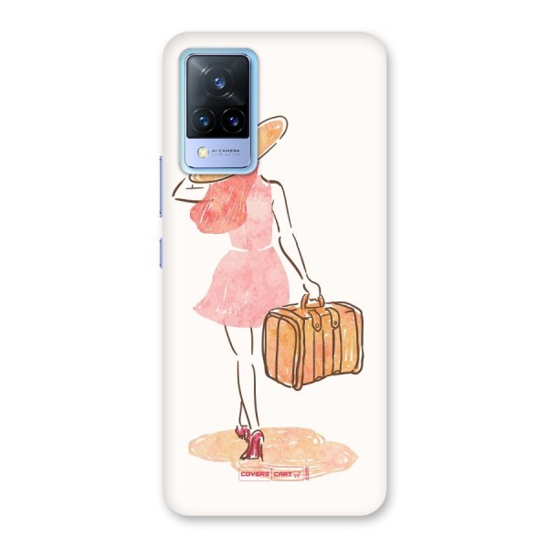 Travel Girl Back Case for Vivo V21 5G