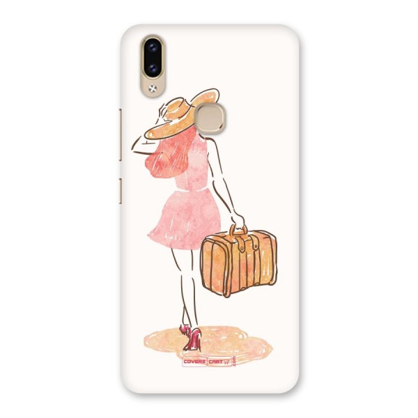 Travel Girl Back Case for Vivo V9