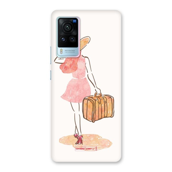 Travel Girl Back Case for Vivo X60 Pro