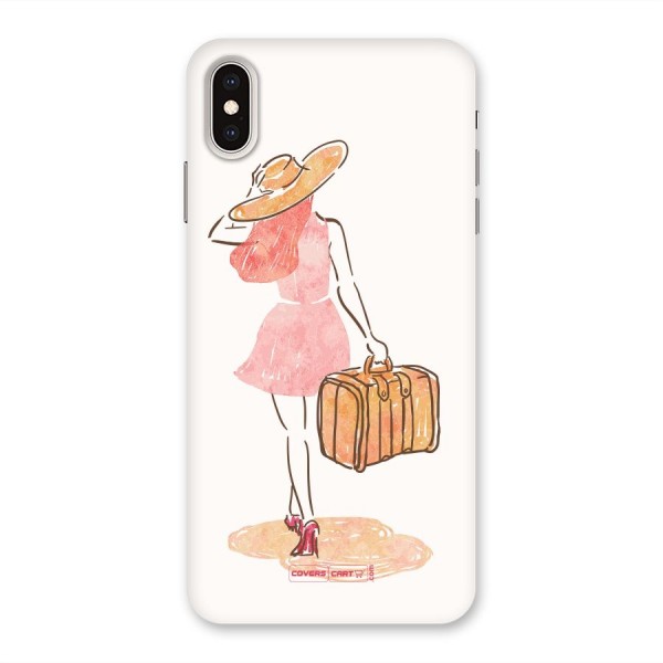 Travel Girl Back Case for iPhone XS Max