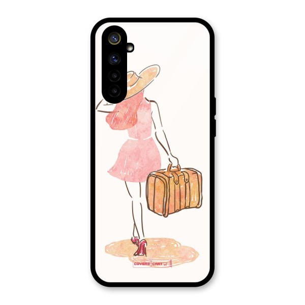 Travel Girl Glass Back Case for Realme 6