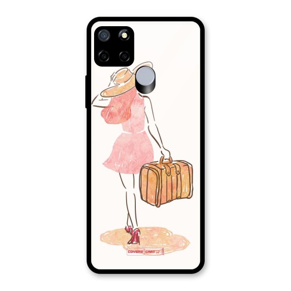 Travel Girl Glass Back Case for Realme C15