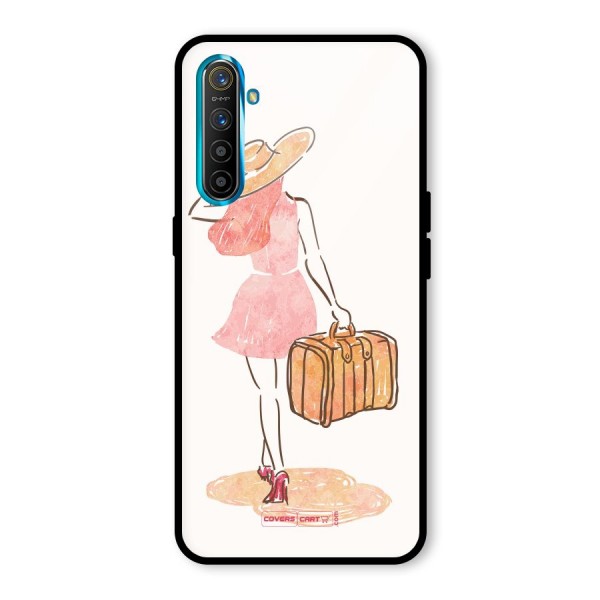 Travel Girl Glass Back Case for Realme XT