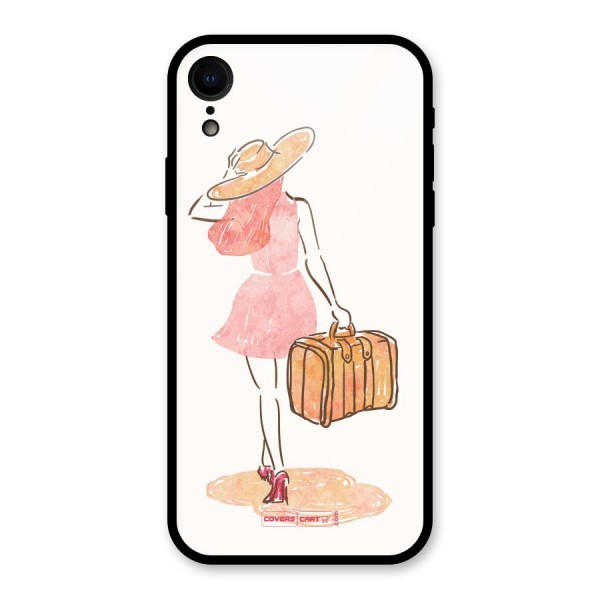 Travel Girl Glass Back Case for XR