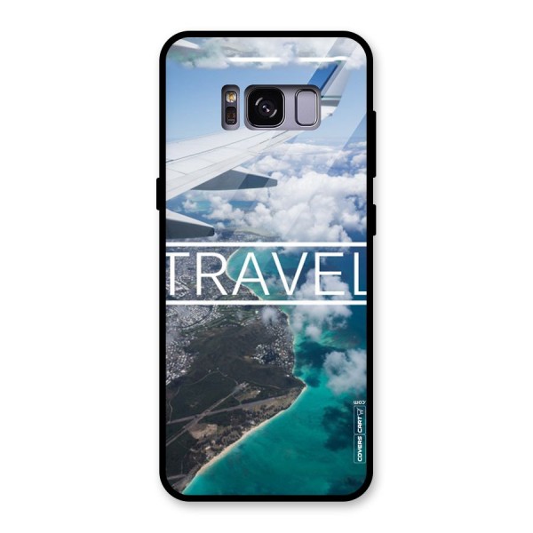 Travel Glass Back Case for Galaxy S8