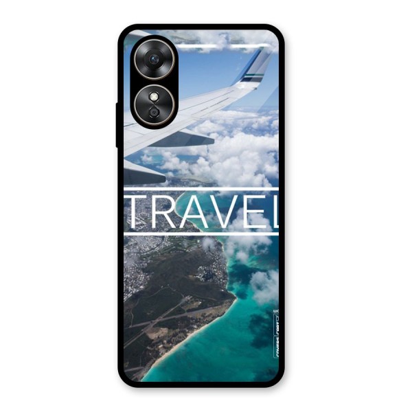 Travel Glass Back Case for Oppo A17