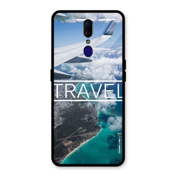 Travel Glass Back Case for Oppo F11