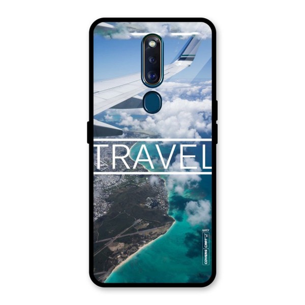 Travel Glass Back Case for Oppo F11 Pro