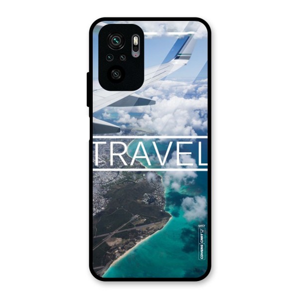 Travel Glass Back Case for Redmi Note 10