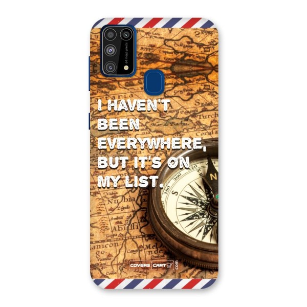 Travel Map Back Case for Galaxy F41