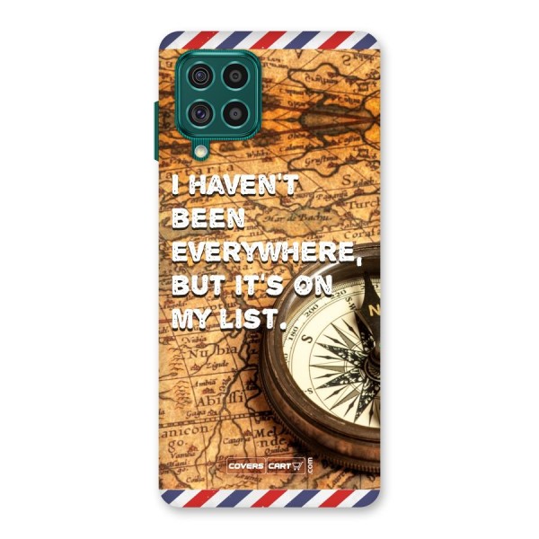 Travel Map Back Case for Galaxy F62