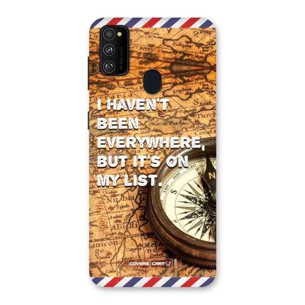 Travel Map Back Case for Galaxy M21