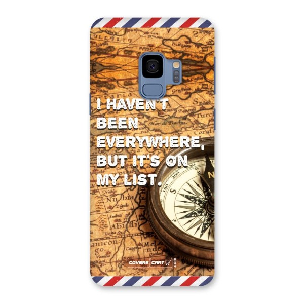 Travel Map Back Case for Galaxy S9