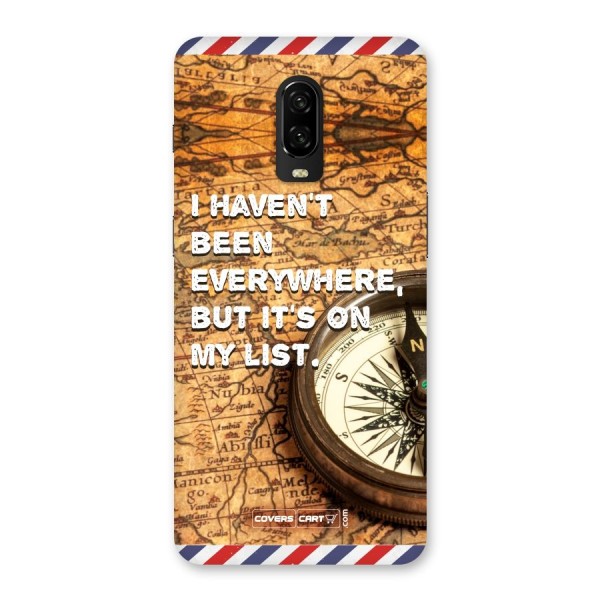 Travel Map Back Case for OnePlus 6T