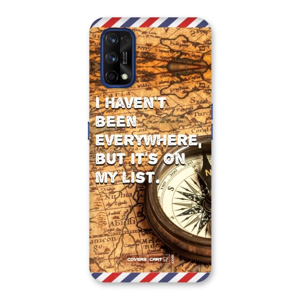 Travel Map Back Case for Realme 7 Pro