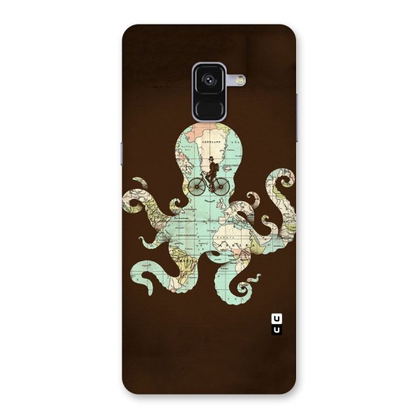 Travel Octopus Back Case for Galaxy A8 Plus